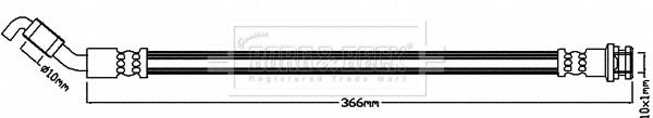 BORG & BECK Тормозной шланг BBH8150